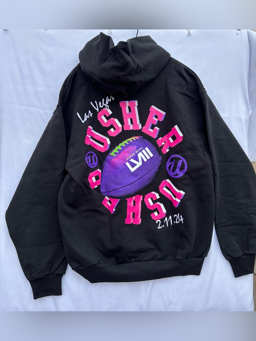 Usher Super Bowl hoodie